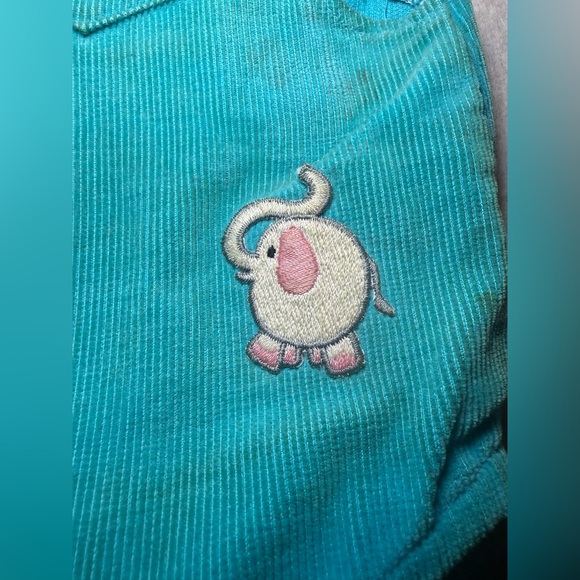 Vintage 1982 Cabbage Patch Kids Glen Ralph Blue Corduroy Overalls Outfit - Picture 4 of 9